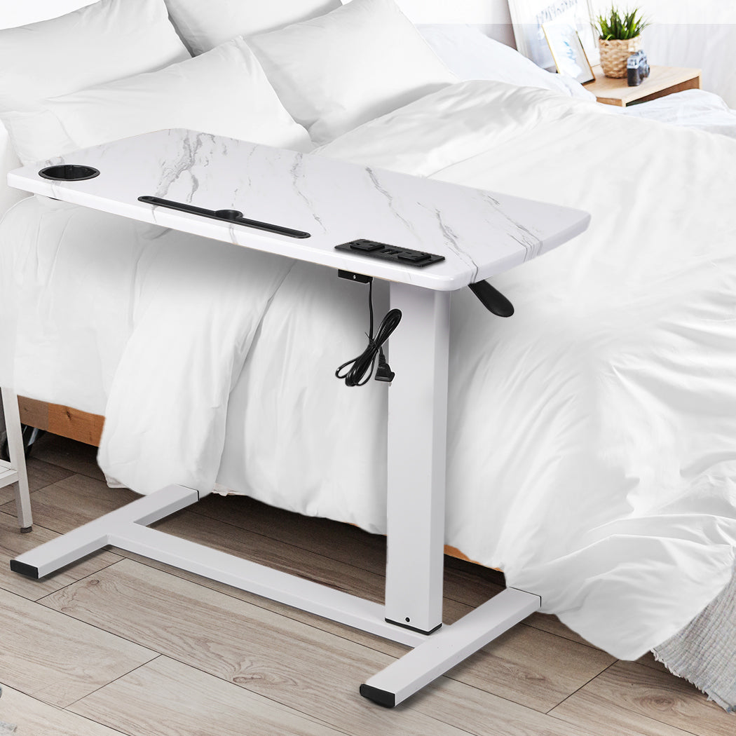Levede Standing Desk Height Adjustable White-1864183343696973831