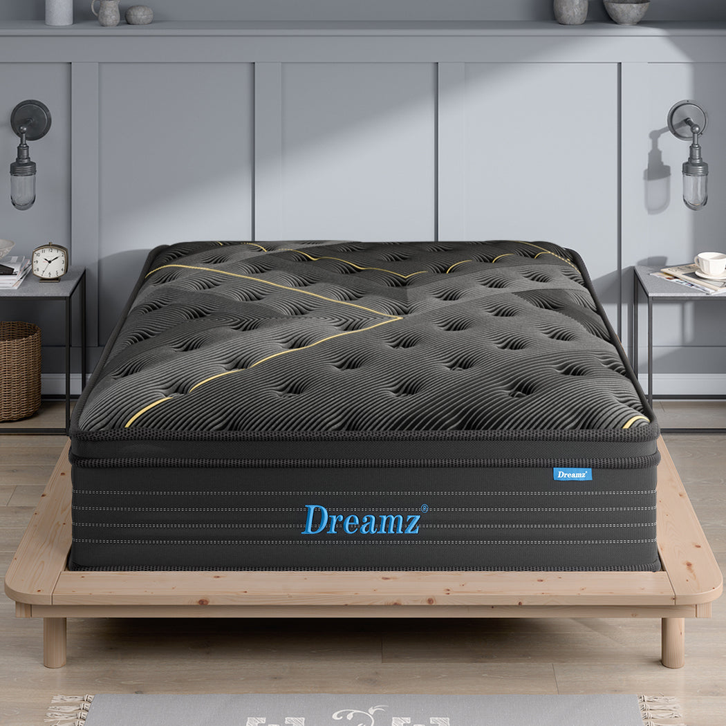 Dreamz Spring Mattress Bamboo Euro Top Double-1864184421817651206