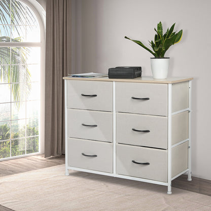 Levede Storage Cabinet Tower Chest Beige-1864183275396927495