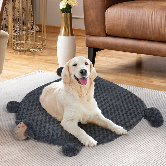 PaWz Pet Bed Cat Calming Beds Dog Squeaky L Charcoal Large-1864184505699536902