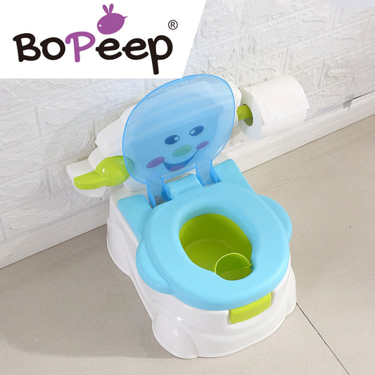 BoPeep Kids Potty Trainer Seat Safety Blue-1864184253579923462