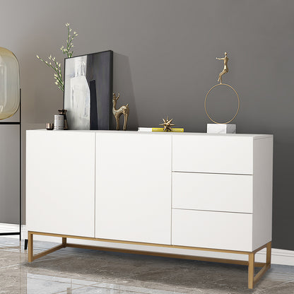Levede Buffet Sideboard Storage Cabinet White-1864183281268953094