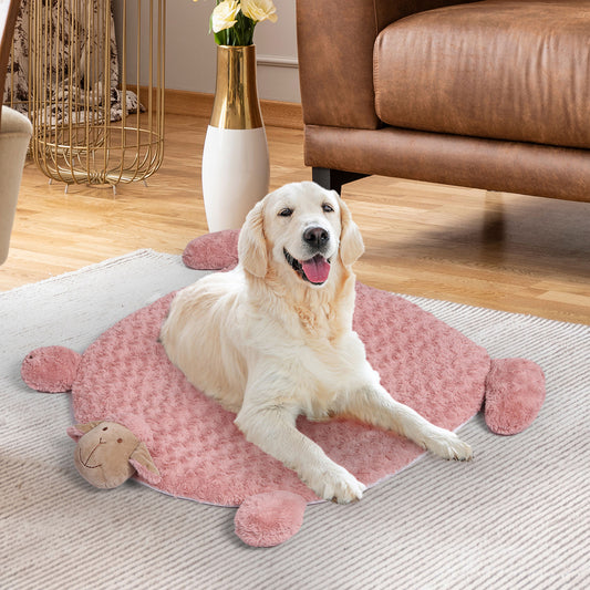 PaWz Pet Bed Cat Calming Bed Dog Squeaky M Pink Medium-1864184506592923654