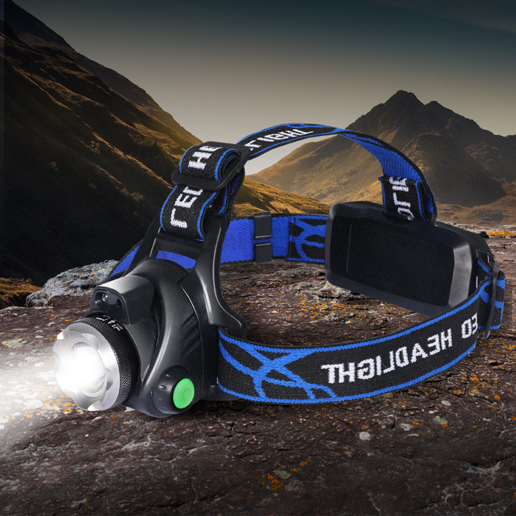 3x 500LM LED Headlamp Headlight Flashlight-1864184375470592006