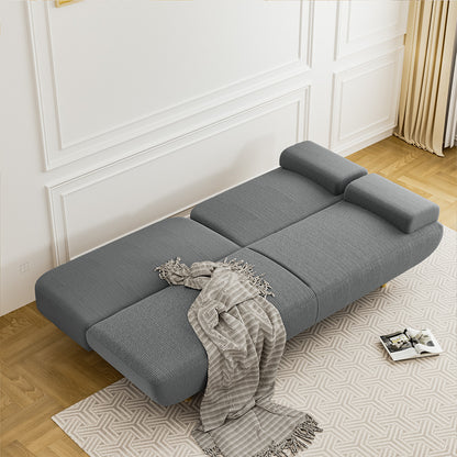 LEVEDE  CONVERTIBLE SOFABED WITH USB CHARGE AND SIDE TABLE-1869883071256465414