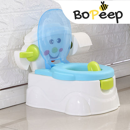 BoPeep Kids Potty Trainer Seat Safety Blue-1864184253579923463