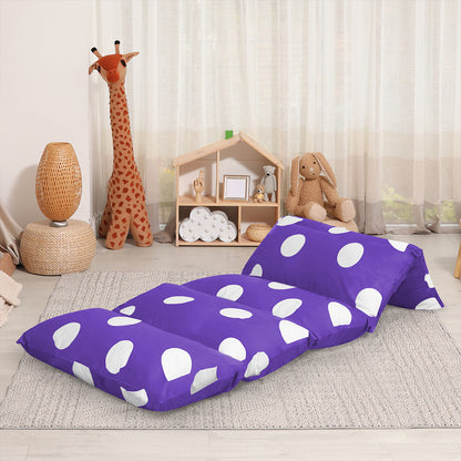 Dreamz Foldable Mattress Kids Pillow Purple Medium-1864184488792297479