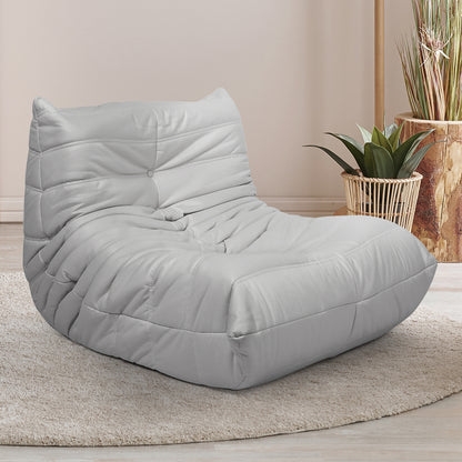 Levede Floor Chair Caterpillar Sofa Grey-1864184586221785095