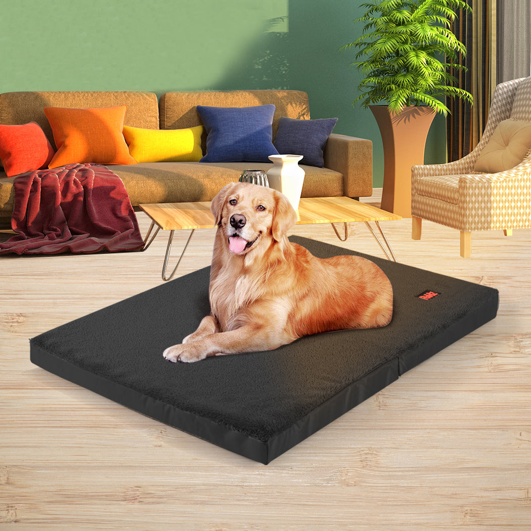PaWz Pet Bed Foldable Dog Puppy Beds Black X-Large-1864184306914693127