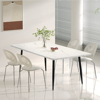 Levede Steel Dining Table 4-6 Seater 150cm-1869883063362785287
