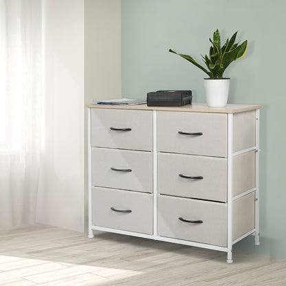 Levede Storage Cabinet Tower Chest Beige-1864183275396927494