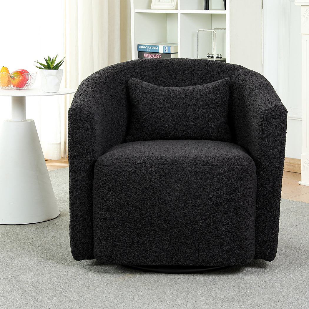Levede Fleece Rocking Chair-1869883064642048007