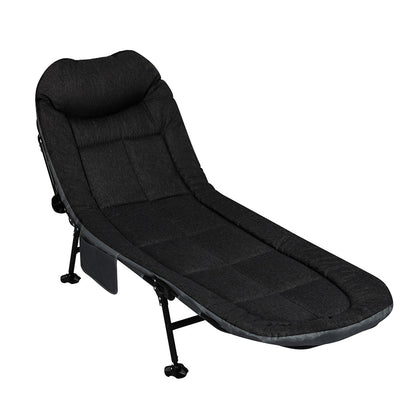 Levede Folding Camping Bed Camp Cots Black-1871349386718613504