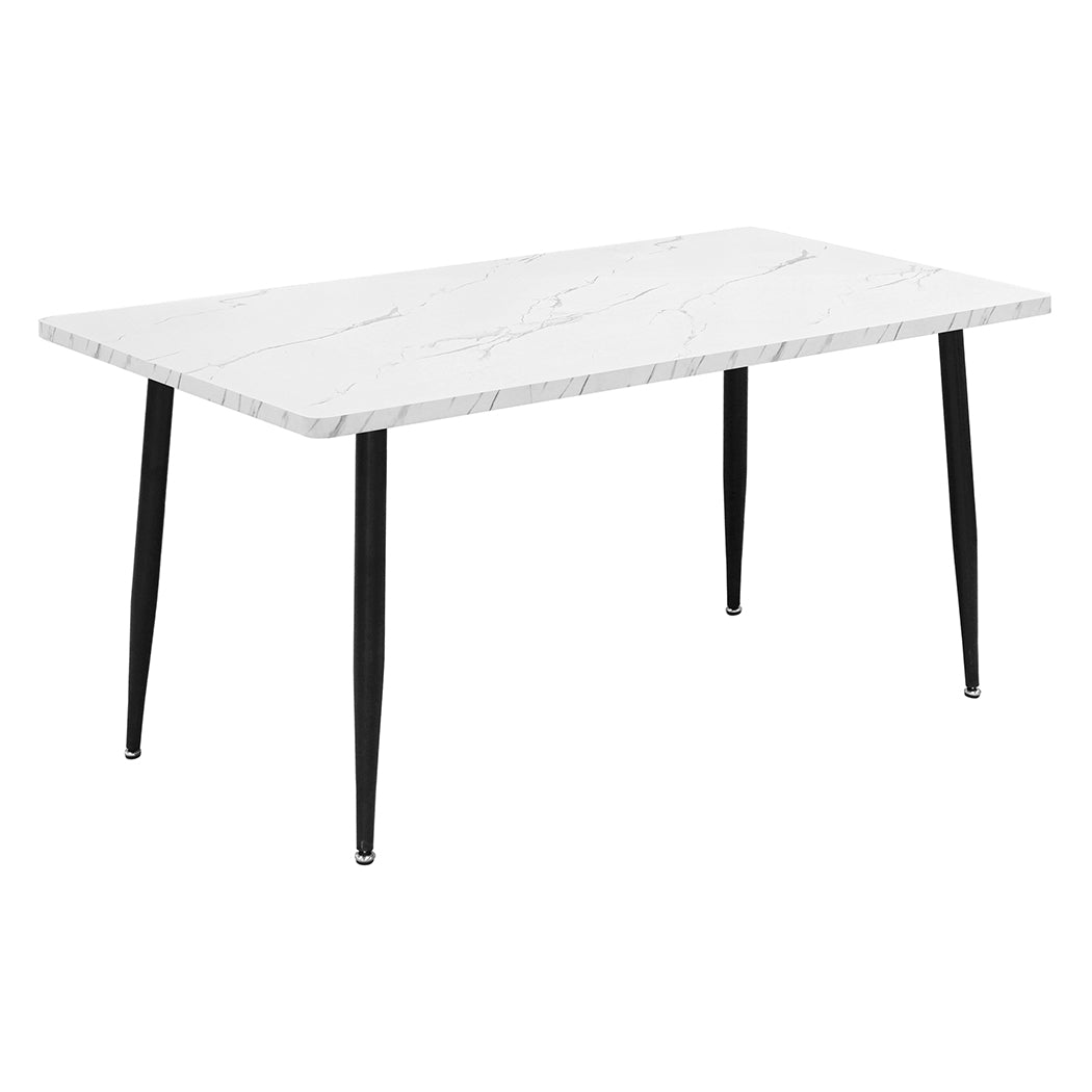 Levede Steel Dining Table 4-6 Seater 150cm-1869883063362785280