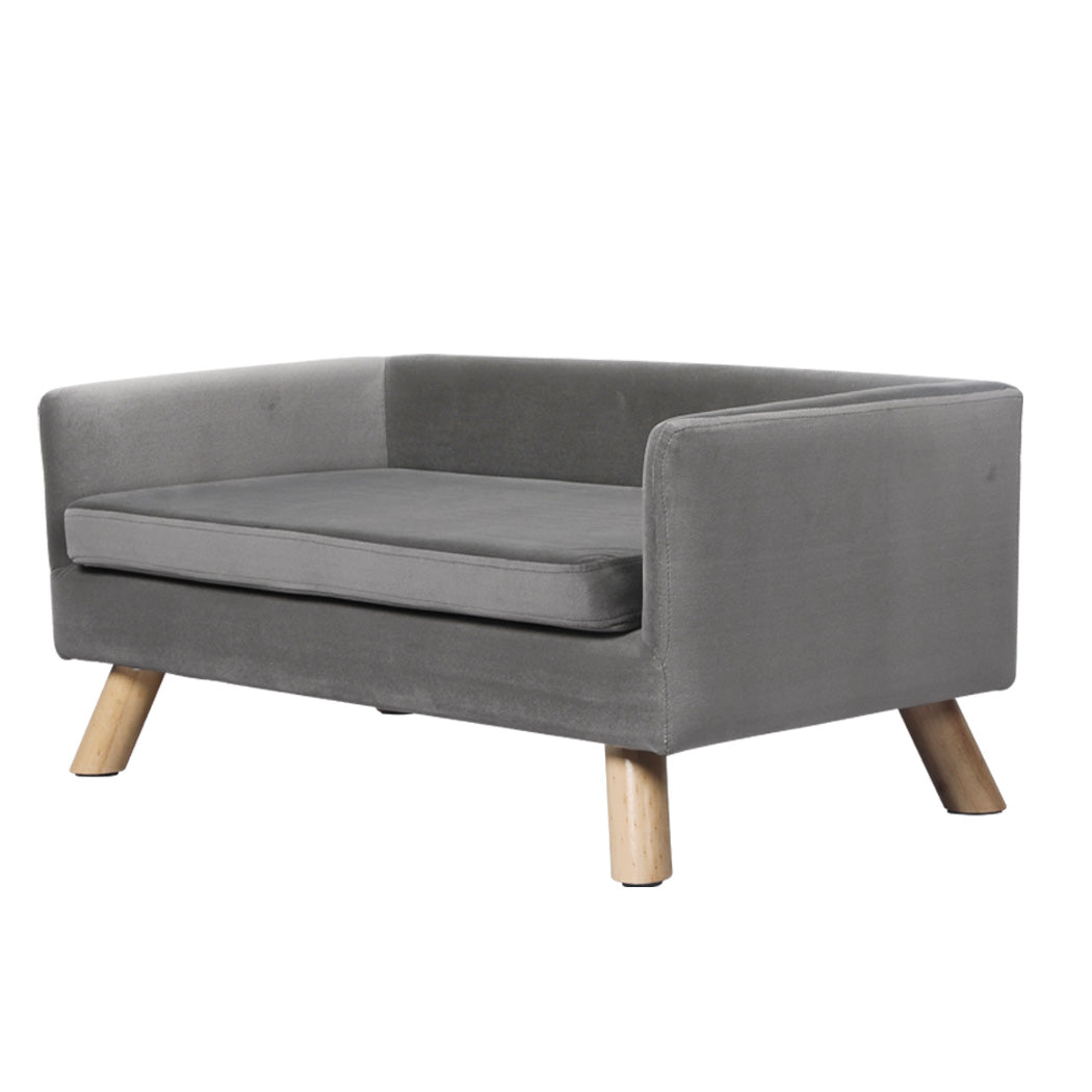 PaWz Pet Sofa Bed Dog Warm Soft Lounge Grey-1864184535114190848
