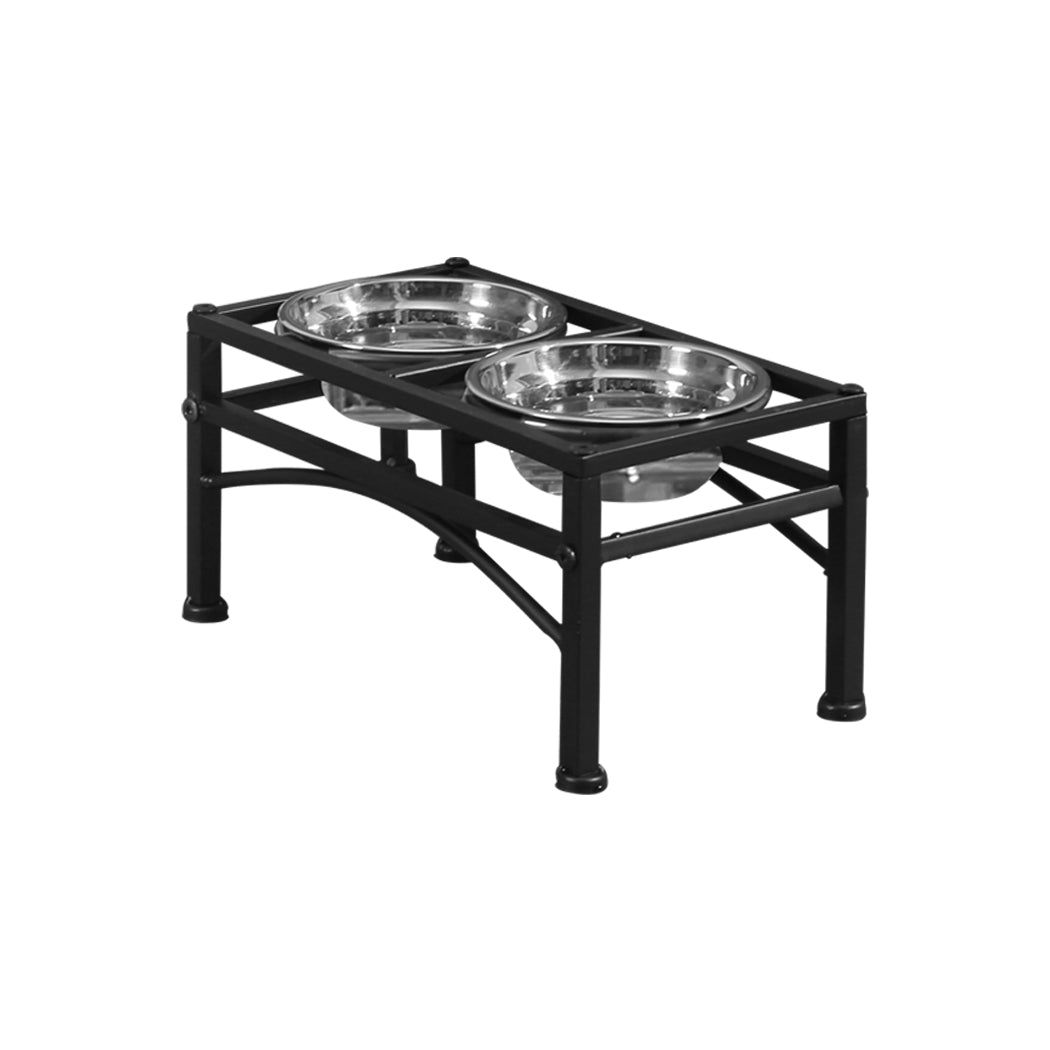 PaWz Dual Elevated Raised Pet Dog Feeder Small-1864184312593780736