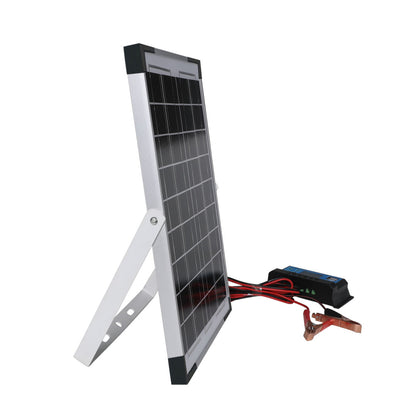 12V 10W Solar Panel Kit Mono Caravan-1864184631604154369