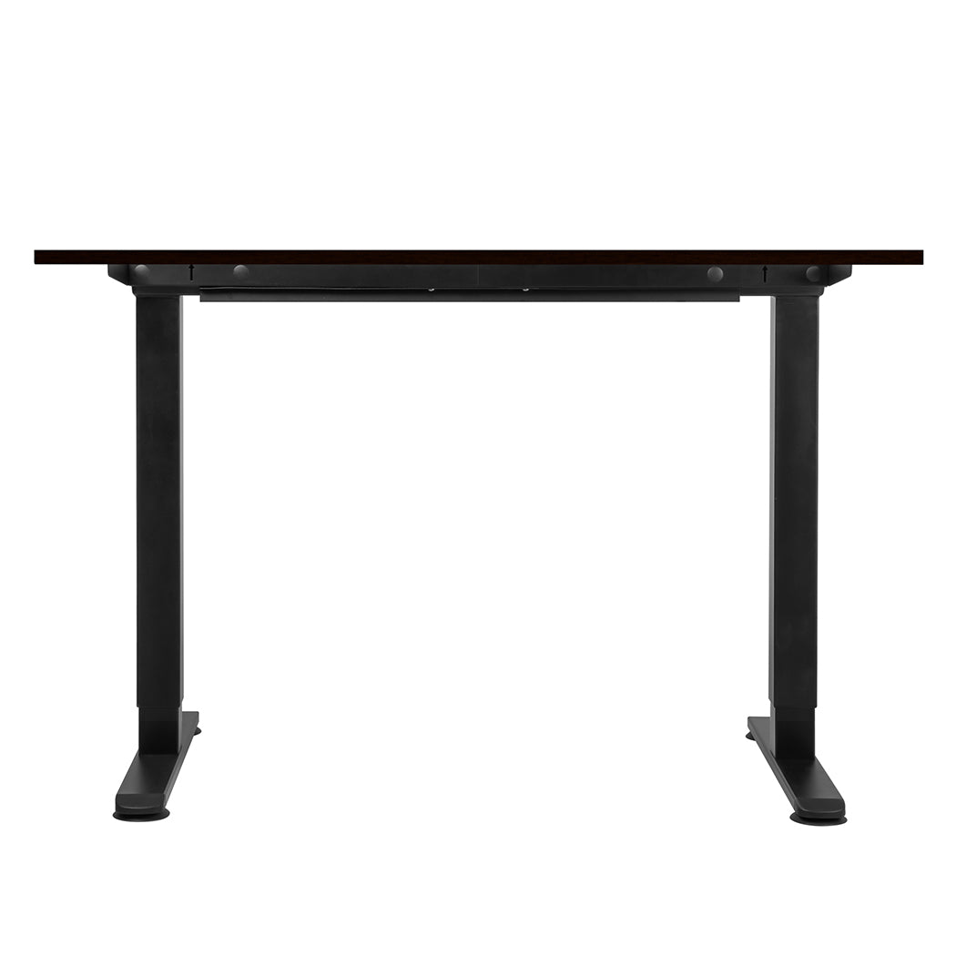 Levede Motorised Standing Desk Adjustable 120cm Walnut 800x 1.5MM-1864183326345138177