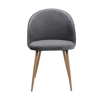 Levede 2x Dining Chairs Seat French Grey-1864183273337524225