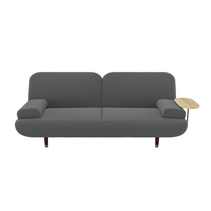 LEVEDE  CONVERTIBLE SOFABED WITH USB CHARGE AND SIDE TABLE-1869883071256465409
