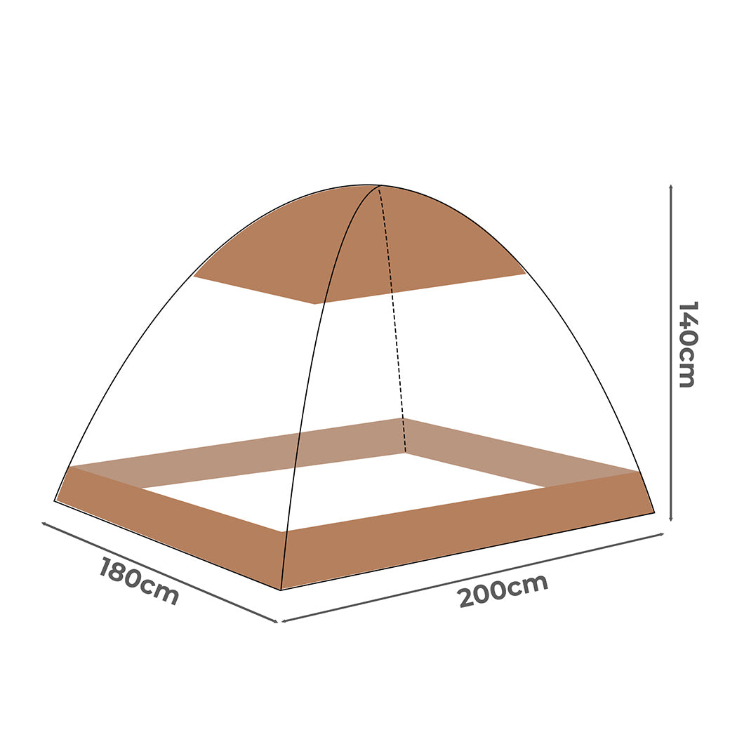 Dreamz Mosquito Bed Nets Foldable Canopy King-1864184402792288258