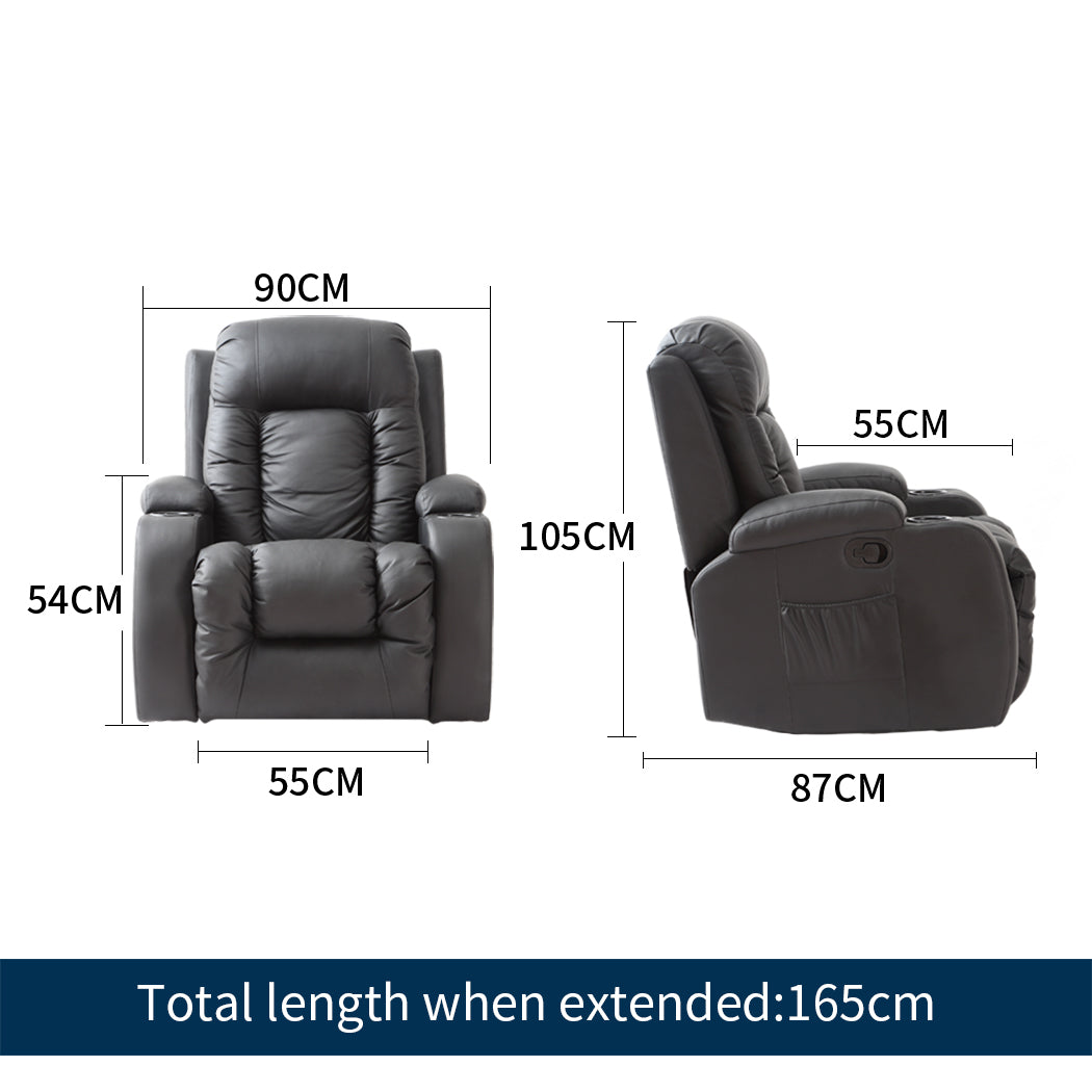 Levede Electric Massage Chairs Reclining-1864184461575458818