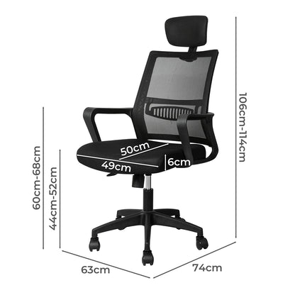 Levede Office Chair Mesh Gaming Executive-1864184463001522178