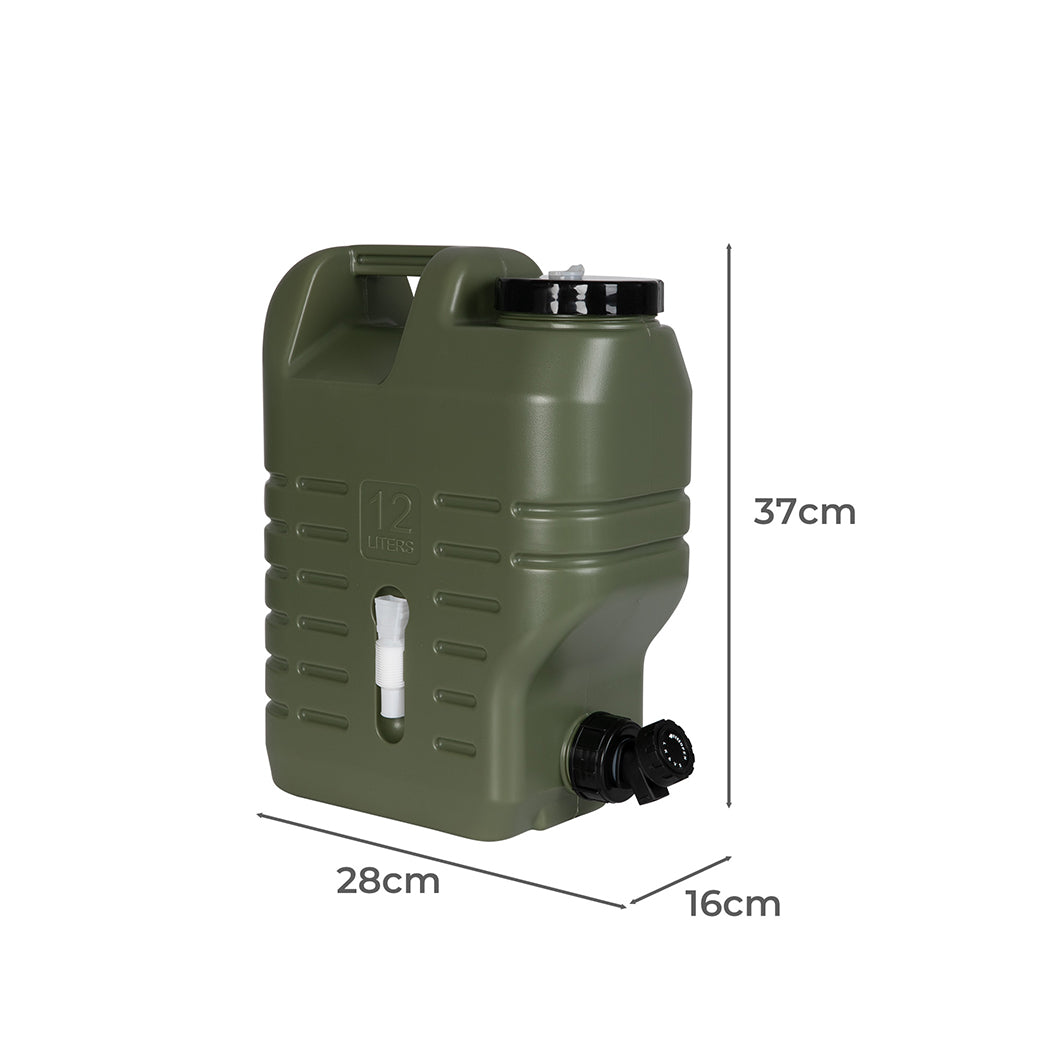 Mountview Water Container Jerry Can 12 Ltr-1864184700688535554
