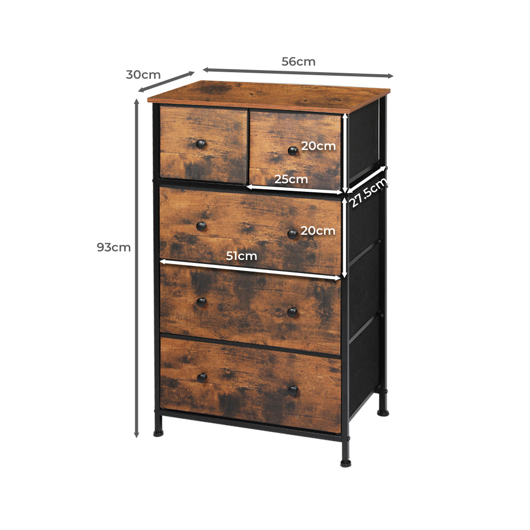 Levede Storage Cabinet Tower Chest 300 Pcs-1864183285337427970