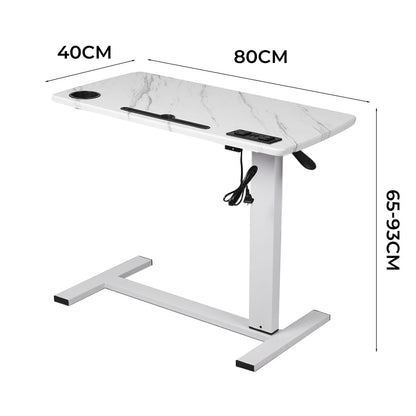 Levede Standing Desk Height Adjustable White-1864183343696973826