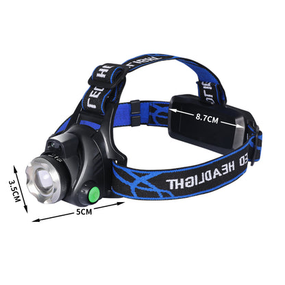 3x 500LM LED Headlamp Headlight Flashlight-1864184375470592002