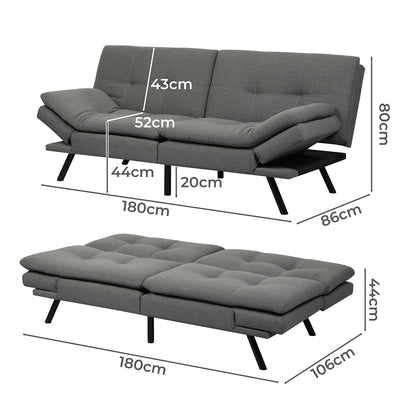Levede Sofa Bed Futon Recliner Lounge-1869883070803480578