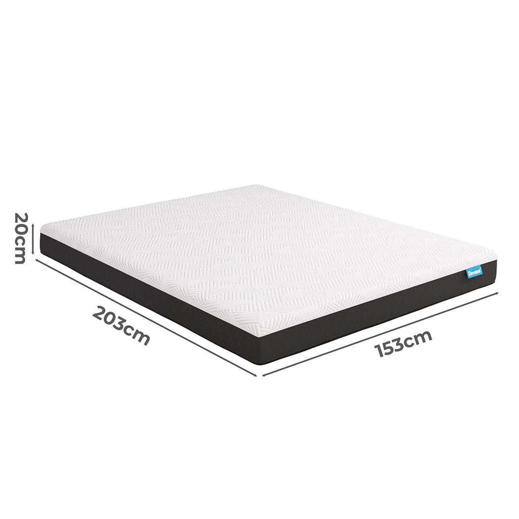 Dreamz Mattress Gel Memory Breathable Queen-1869883053426479106