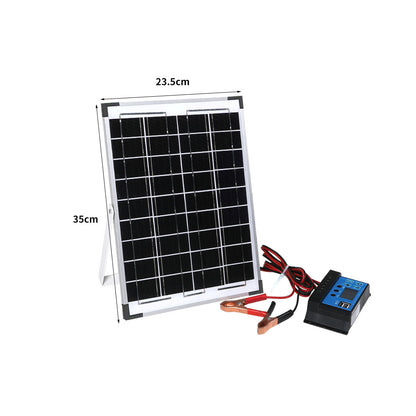 12V 10W Solar Panel Kit Mono Caravan-1864184631604154370