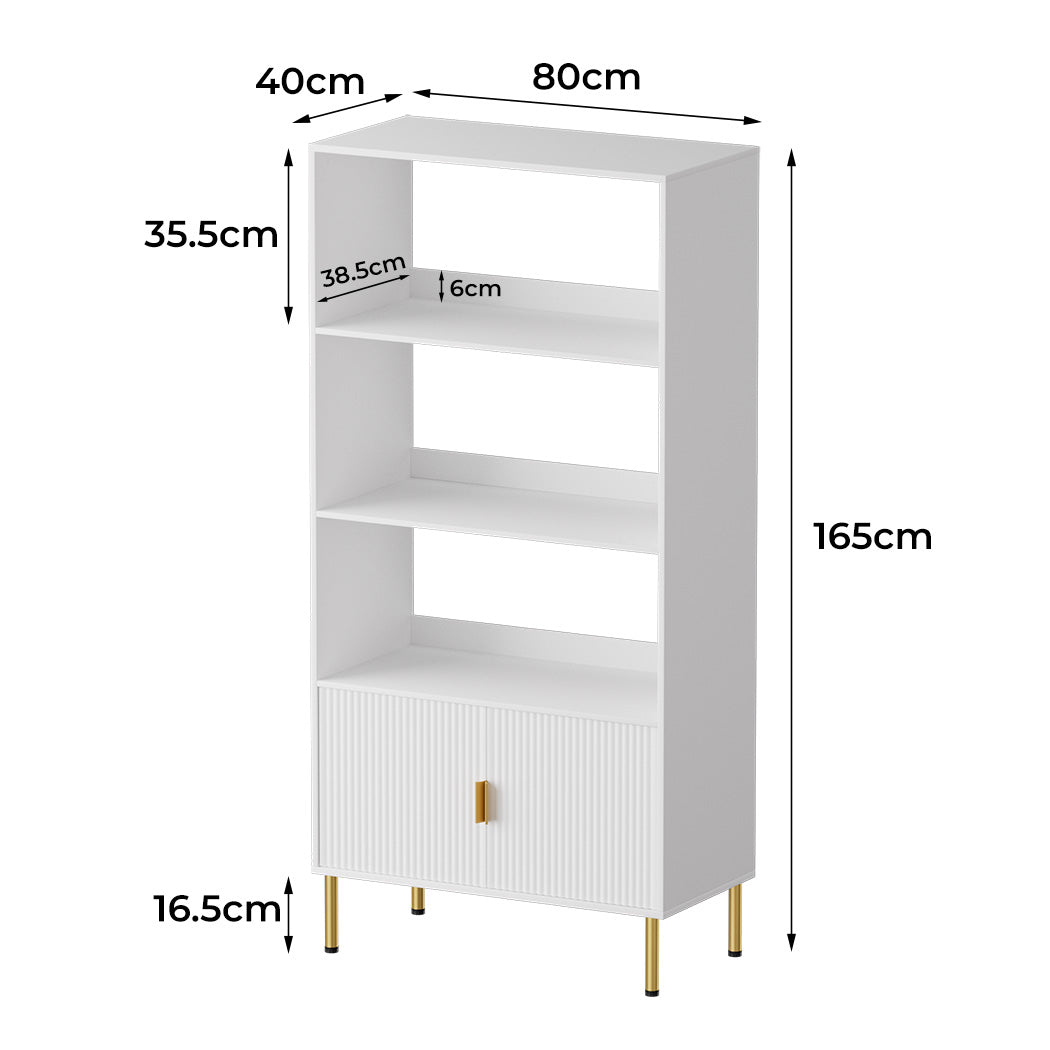 Levede Display Shelf 3 Tier Bookshelf-1871349374278307842