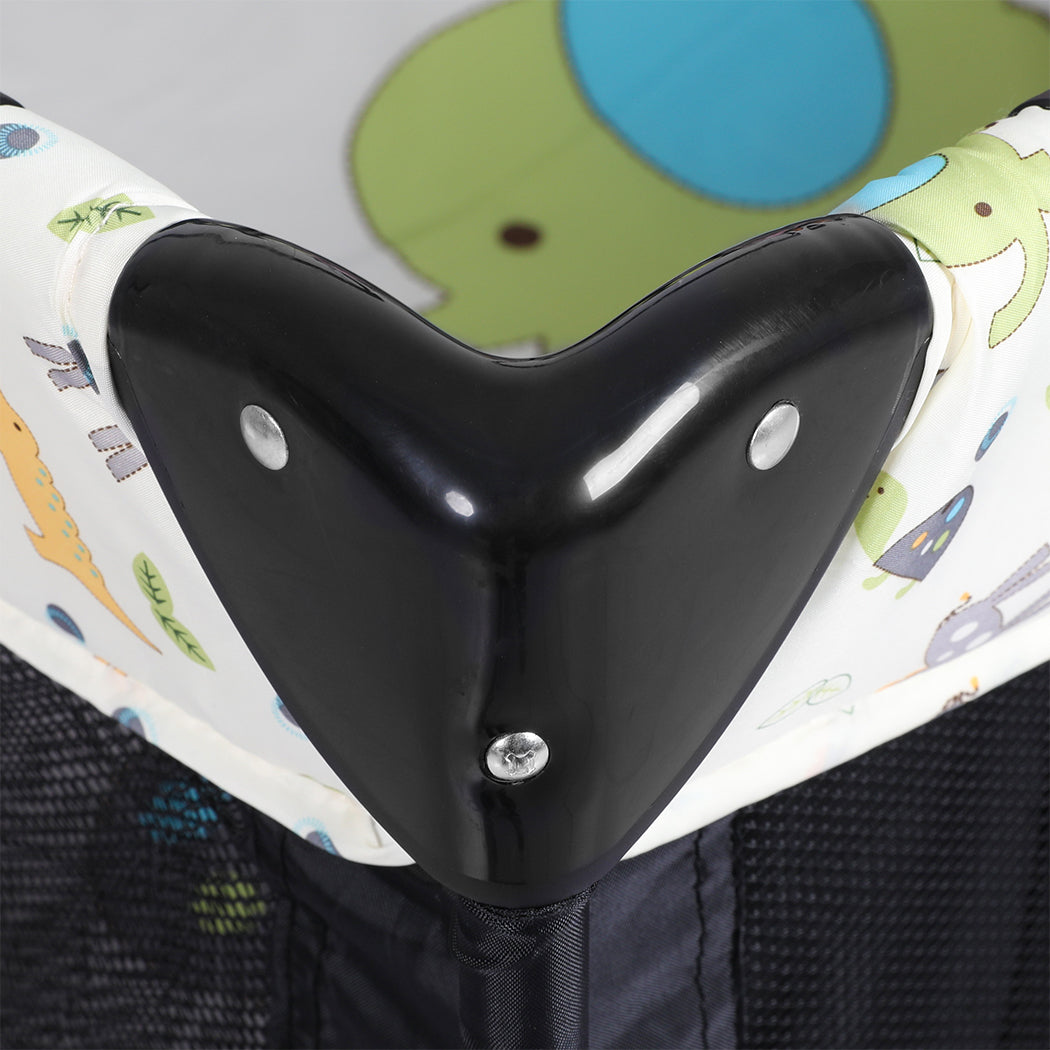 BoPeep Baby Cot Bed Crib Portable Bassinet Black-1864184323079540739
