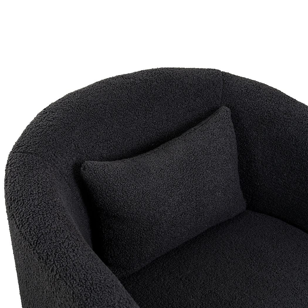 Levede Fleece Rocking Chair-1869883064642048003