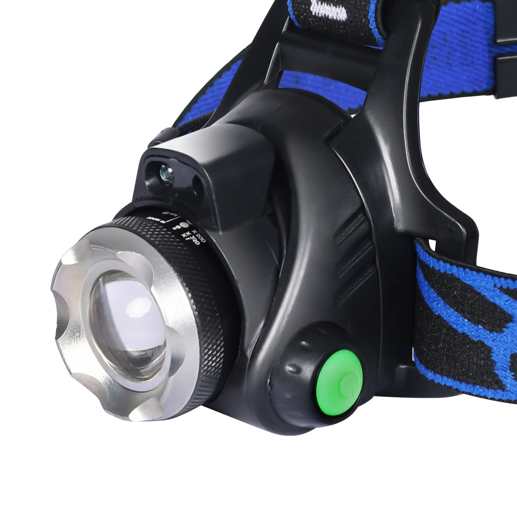 3x 500LM LED Headlamp Headlight Flashlight-1864184375470592003
