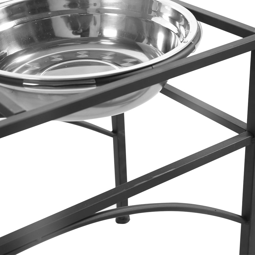 PaWz Dual Elevated Raised Pet Dog Feeder Small-1864184312593780739