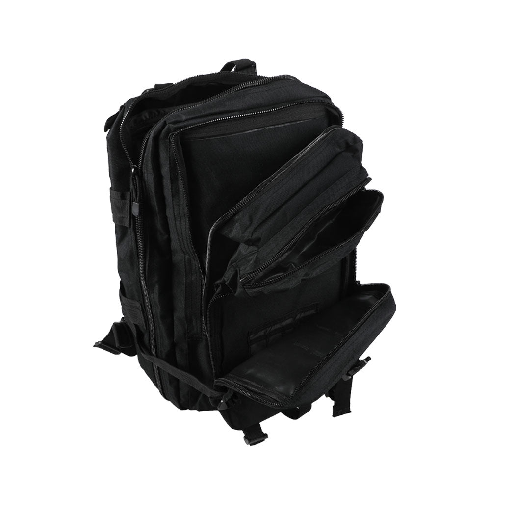 Slimbridge 40L Military Tactical Backpack Black-1864184693826654211