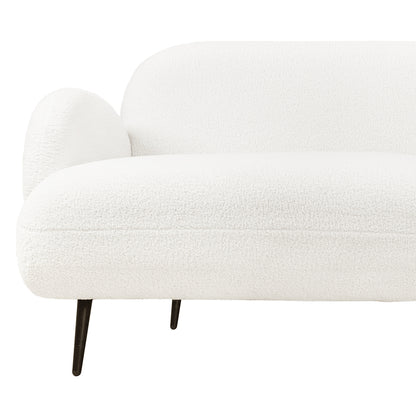 Levede Cloud Sofa 3 Seater Sherpa Fleece White-1869883070216278019