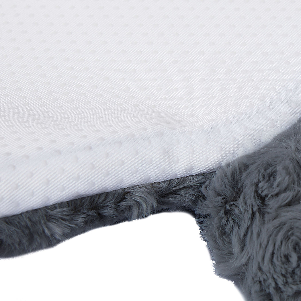 PaWz Pet Bed Cat Calming Beds Dog Squeaky L Charcoal Large-1864184505699536900
