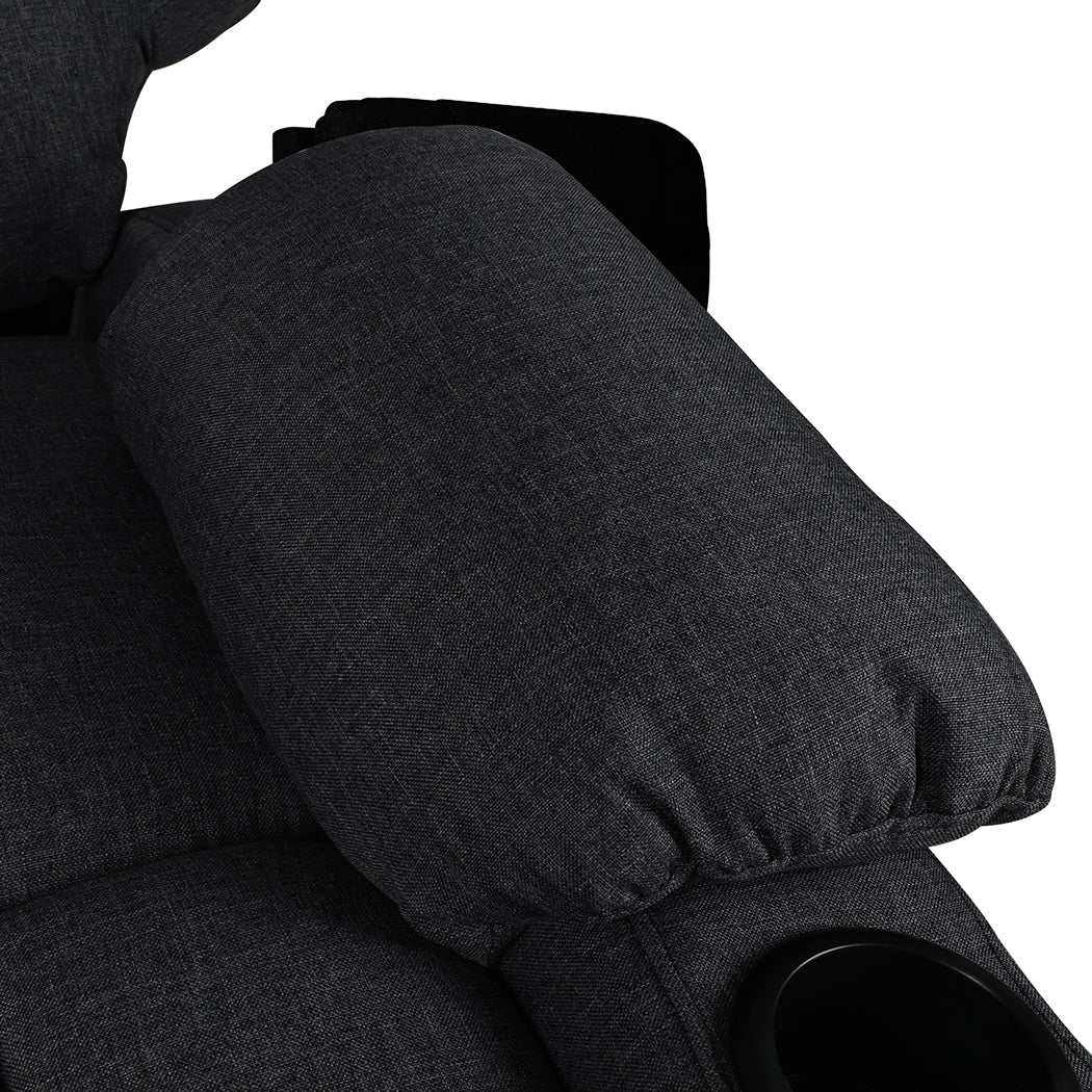 Levede Recliner Chair Electric Lift Black-1864184459591553028