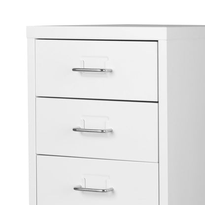 Levede Office Cabinet 8 Drawer Drawers White-1864184250694242309