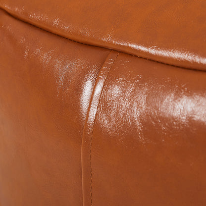 Marlow Bean Bag Chair Cover PU Couch Tan-1864183165162229765