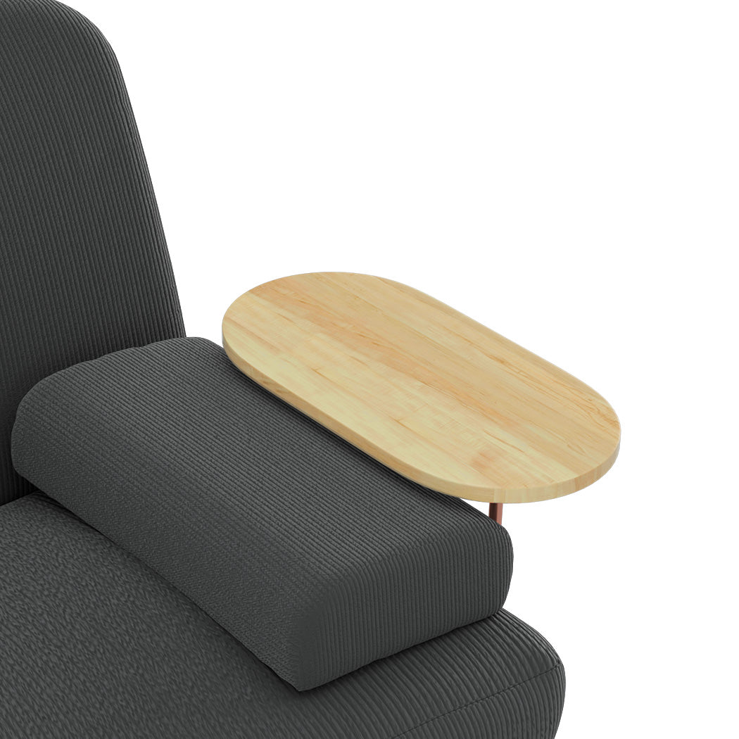 LEVEDE  CONVERTIBLE SOFABED WITH USB CHARGE AND SIDE TABLE-1869883071256465413
