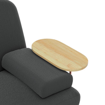 LEVEDE  CONVERTIBLE SOFABED WITH USB CHARGE AND SIDE TABLE-1869883071256465413