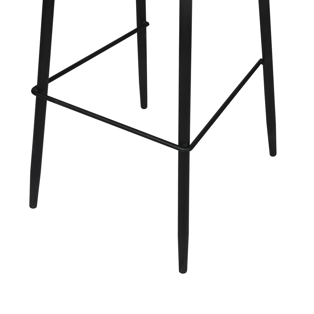 Levede 2x Bar Stool Barstools Counter Grey-1864183287451357189
