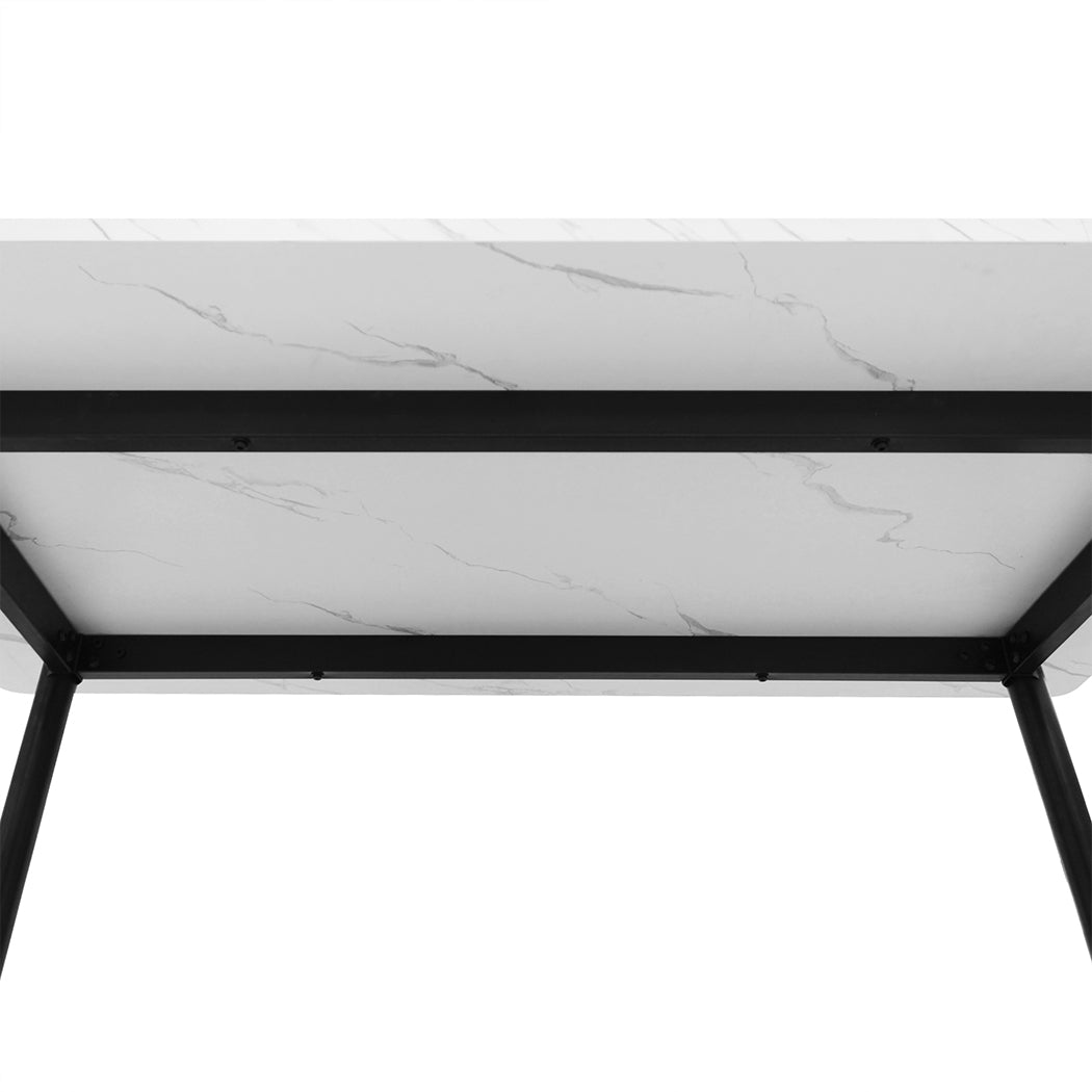Levede Steel Dining Table 4-6 Seater 150cm-1869883063362785285