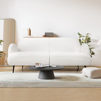 Levede Cloud Sofa 3 Seater Sherpa Fleece White-1869883070216278023